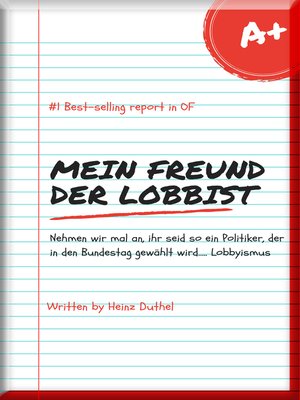 cover image of Mein Freund der Lobbist